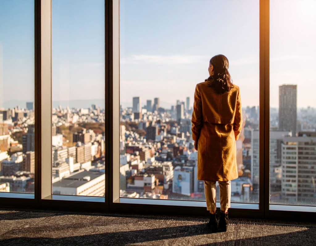 女性リーダーの姿